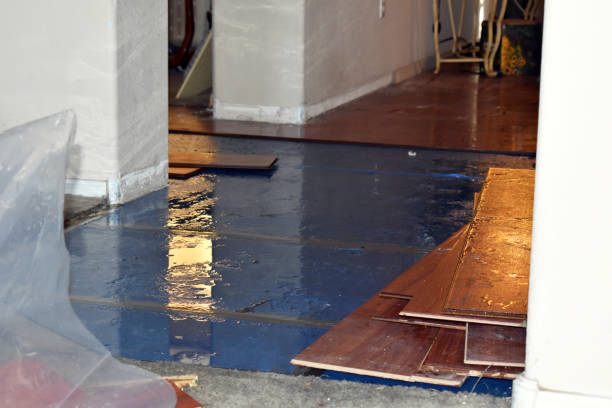 Professional Burst Pipe Cleanup technician working in Pleasantville, PA